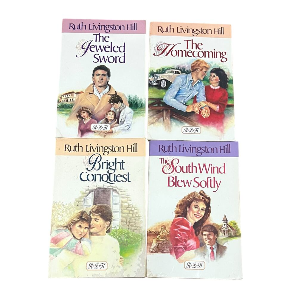 Ruth Livingston Hill Lot Bundle of 4 Books Vintage Romance Series